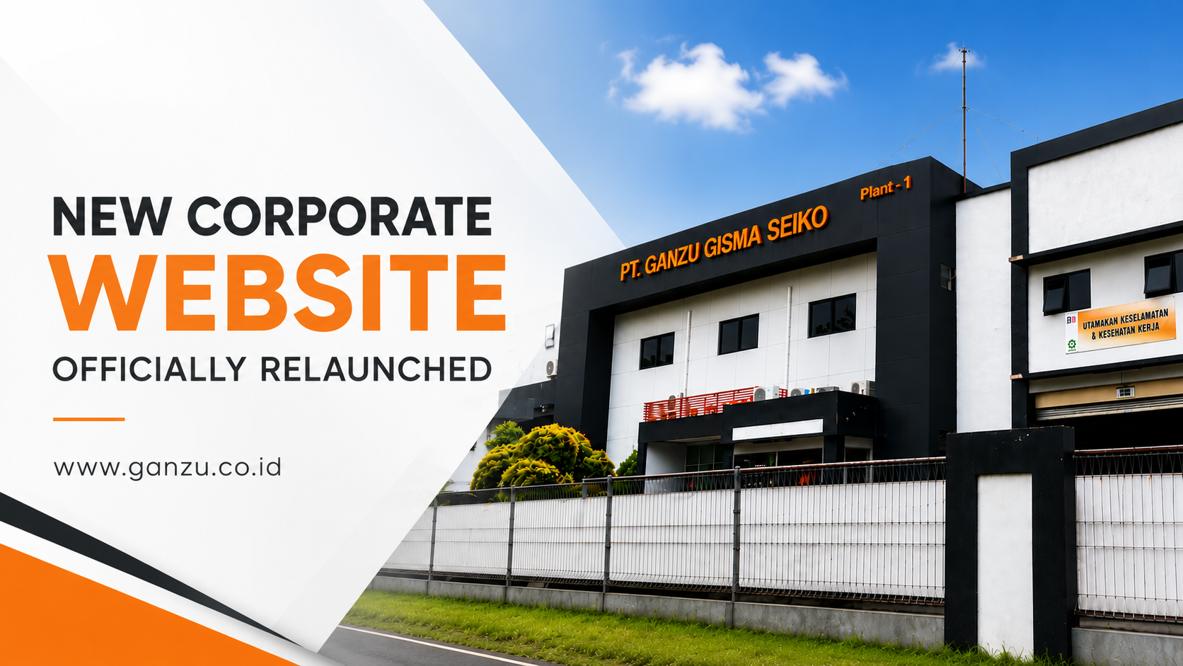 PT Ganzu Gisma Seiko Resmi Meluncurkan Website Perusahaan yang Baru